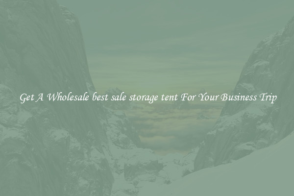 Get A Wholesale best sale storage tent For Your Business Trip