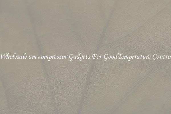Wholesale am compressor Gadgets For GoodTemperature Control