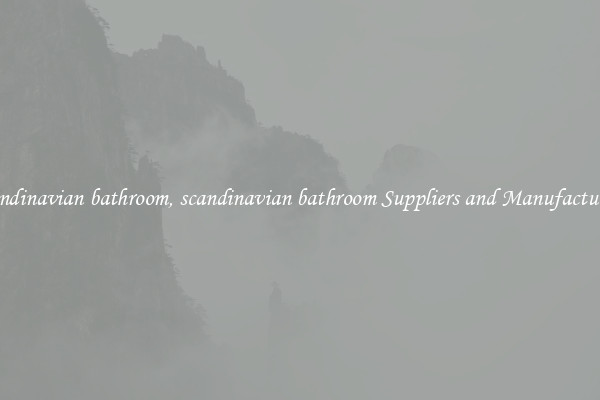 scandinavian bathroom, scandinavian bathroom Suppliers and Manufacturers