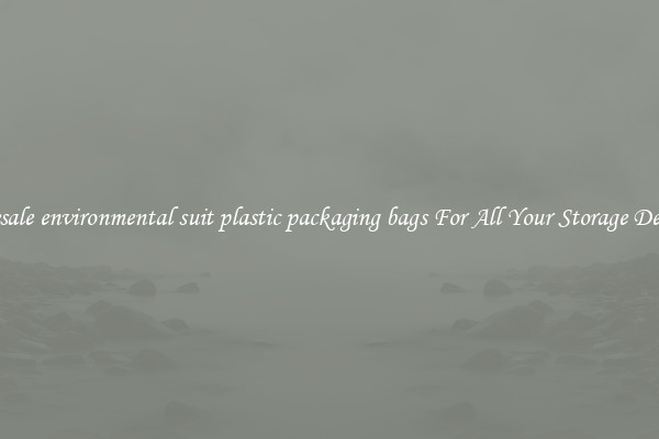 Wholesale environmental suit plastic packaging bags For All Your Storage Demands