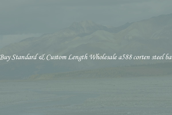 Buy Standard & Custom Length Wholesale a588 corten steel bar