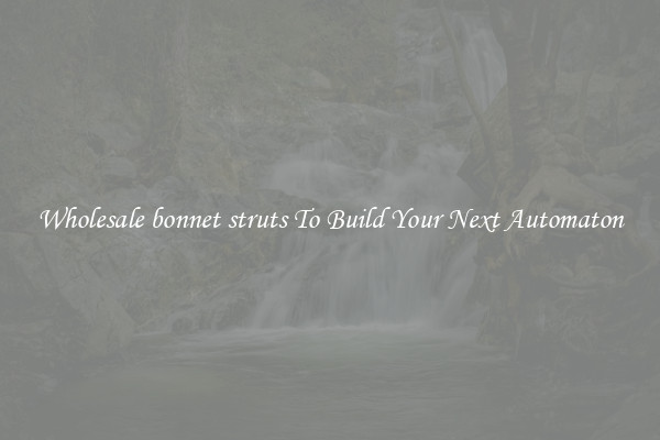 Wholesale bonnet struts To Build Your Next Automaton