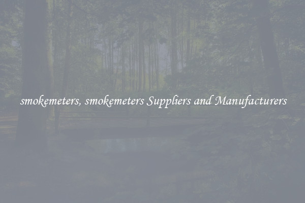 smokemeters, smokemeters Suppliers and Manufacturers