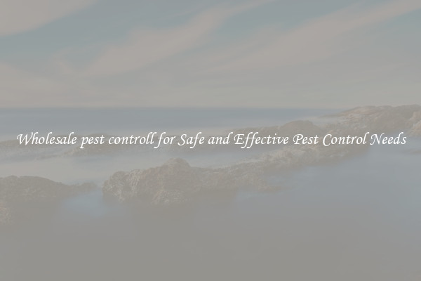 Wholesale pest controll for Safe and Effective Pest Control Needs