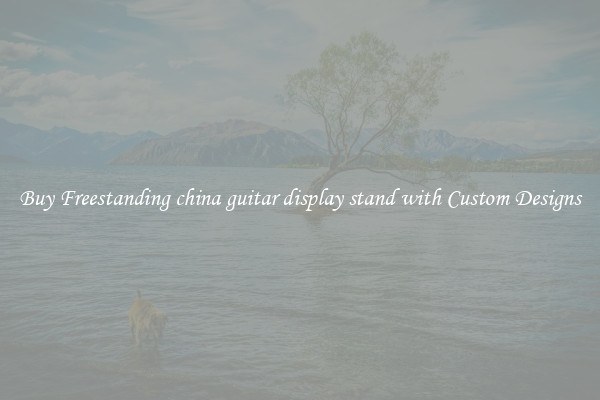 Buy Freestanding china guitar display stand with Custom Designs