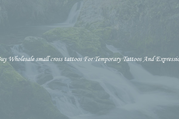 Buy Wholesale small cross tattoos For Temporary Tattoos And Expression